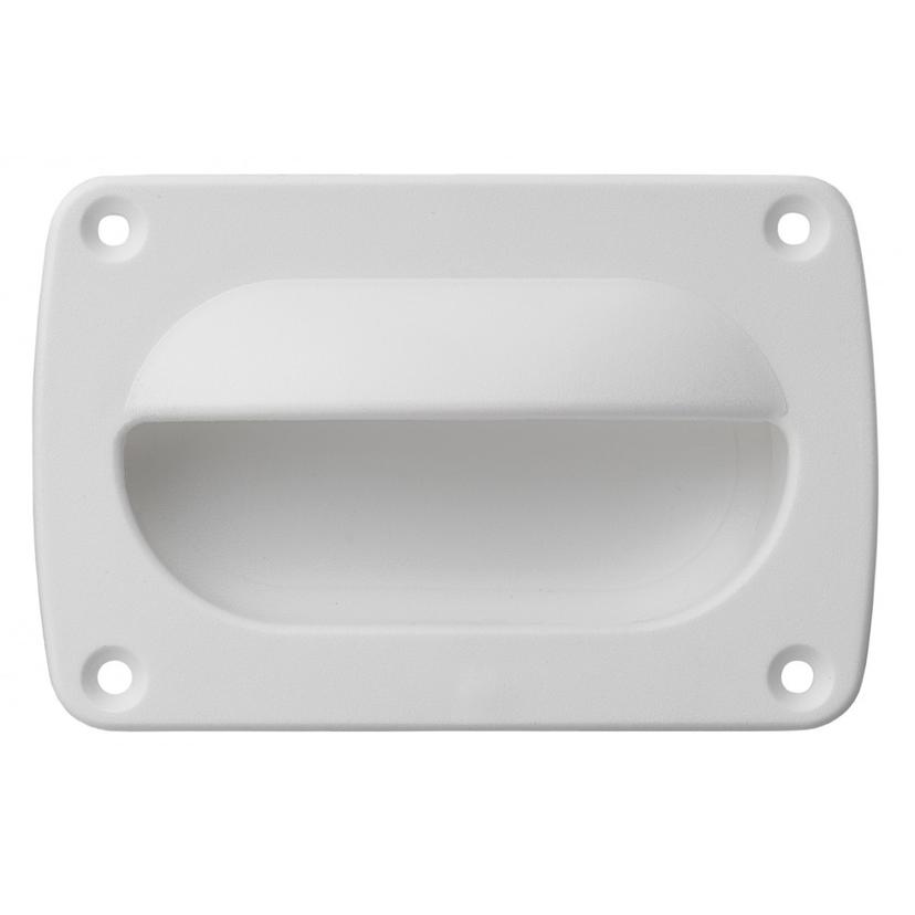 WHITECAP 3364W NYLON FLUSH PULL - LARGE - WHITE