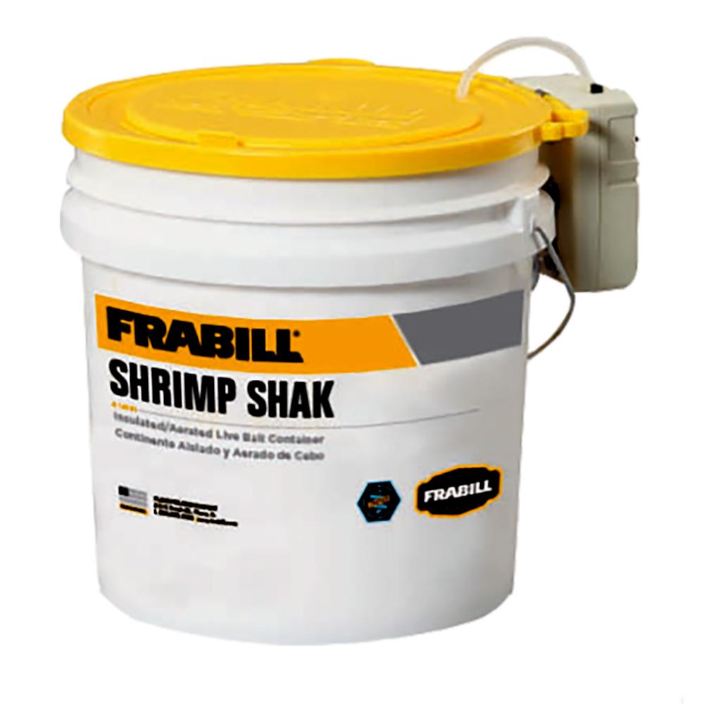 FRABILL 14261 SHRIMP SHAK BAIT HOLDER - 4.25 GALLONS W/AERATOR - High quality product image showing FRABILL 14261 SHRIMP SHAK BAIT HOLDER - 4.25 GALLONS W/AERATOR details and features