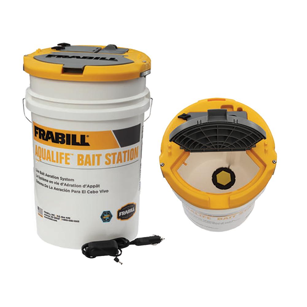 FRABILL 14691 AQUA-LIFE BAIT STATION - 6 GALLON BUCKET - High quality product image showing FRABILL 14691 AQUA-LIFE BAIT STATION - 6 GALLON BUCKET details and features