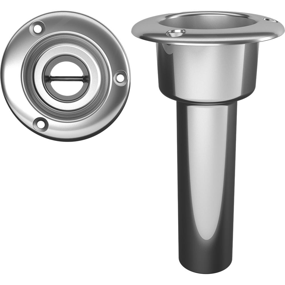 MATE SERIES C1000ND STAINLESS STEEL 0° ROD & CUP HOLDER - OPEN - ROUND TOP - High quality product image showing MATE SERIES C1000ND STAINLESS STEEL 0° ROD & CUP HOLDER - OPEN - ROUND TOP details and features