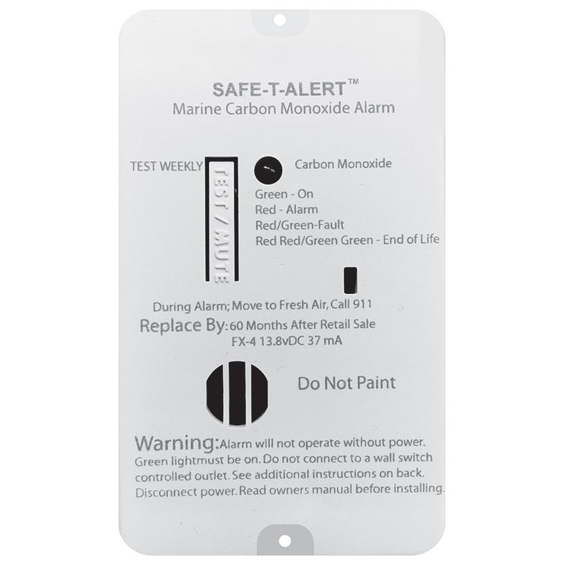 SAFE-T-ALERT FX-4 CARBON MONOXIDE ALARM