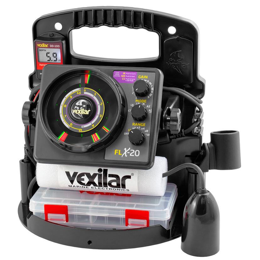 VEXILAR PPX2012D FLX-20 PRO PACK II W/12º ICE DUCER & DD-100