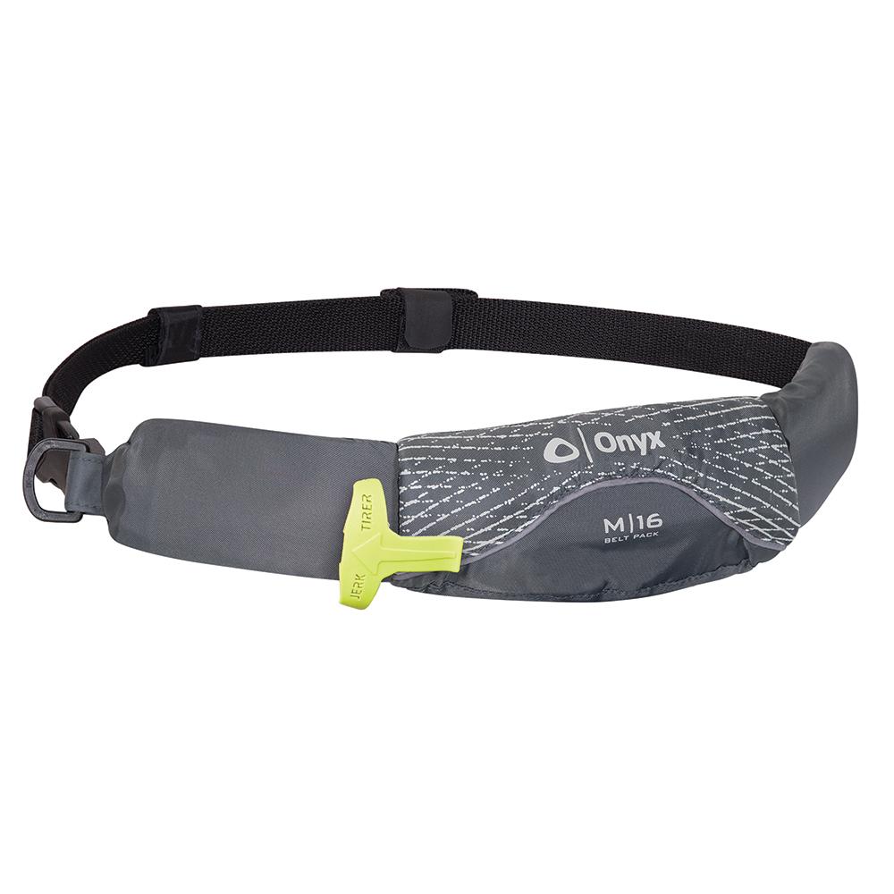 ONYX 130900-701-004-19 M-16 MANUAL INFLATABLE BELT PACK (PFD) - GREY - High quality product image showing ONYX 130900-701-004-19 M-16 MANUAL INFLATABLE BELT PACK (PFD) - GREY details and features