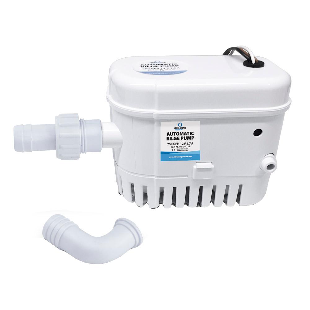 ALBIN 01-04-017 AUTOMATIC BILGE PUMP 750 GPH - 24V - The Twister Group product