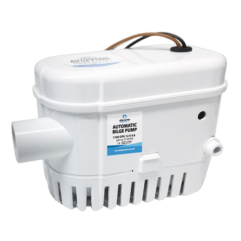 ALBIN 01-04-019 AUTOMATIC BILGE PUMP 1100 GPH - 24V