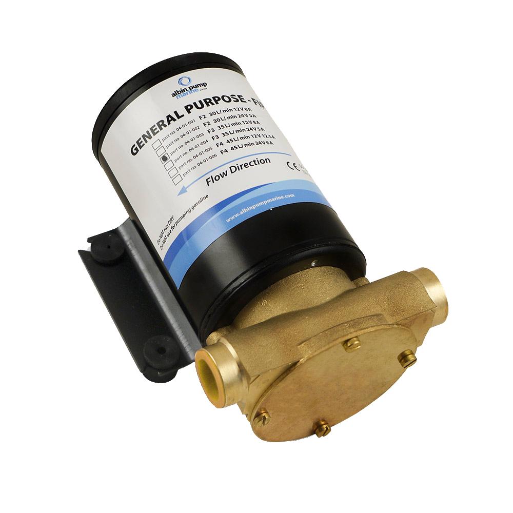 ALBIN 04-01-003 GENERAL PURPOSE PUMP FIP F3 (9 GPM) - 12V - High quality product image showing ALBIN 04-01-003 GENERAL PURPOSE PUMP FIP F3 (9 GPM) - 12V details and features
