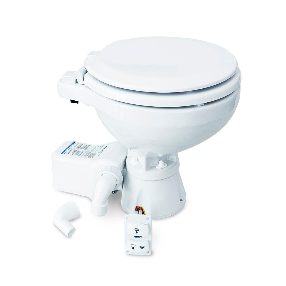 ALBIN 07-03-010 TOILET SILENT ELECTRIC COMPACT - 12V - High quality product image showing ALBIN 07-03-010 TOILET SILENT ELECTRIC COMPACT - 12V details and features