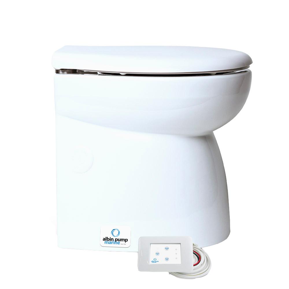 ALBIN 07-04-015 TOILET SILENT PREMIUM - 24V - High quality product image showing ALBIN 07-04-015 TOILET SILENT PREMIUM - 24V details and features
