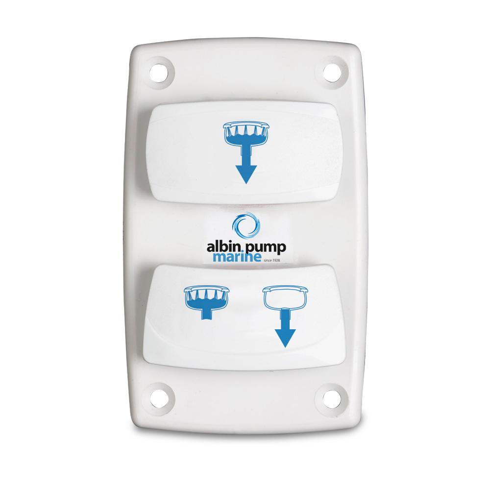ALBIN 07-66-025 CONTROL SILENT ELECTRIC TOILET ROCKER SWITCH - The Twister Group Tools product