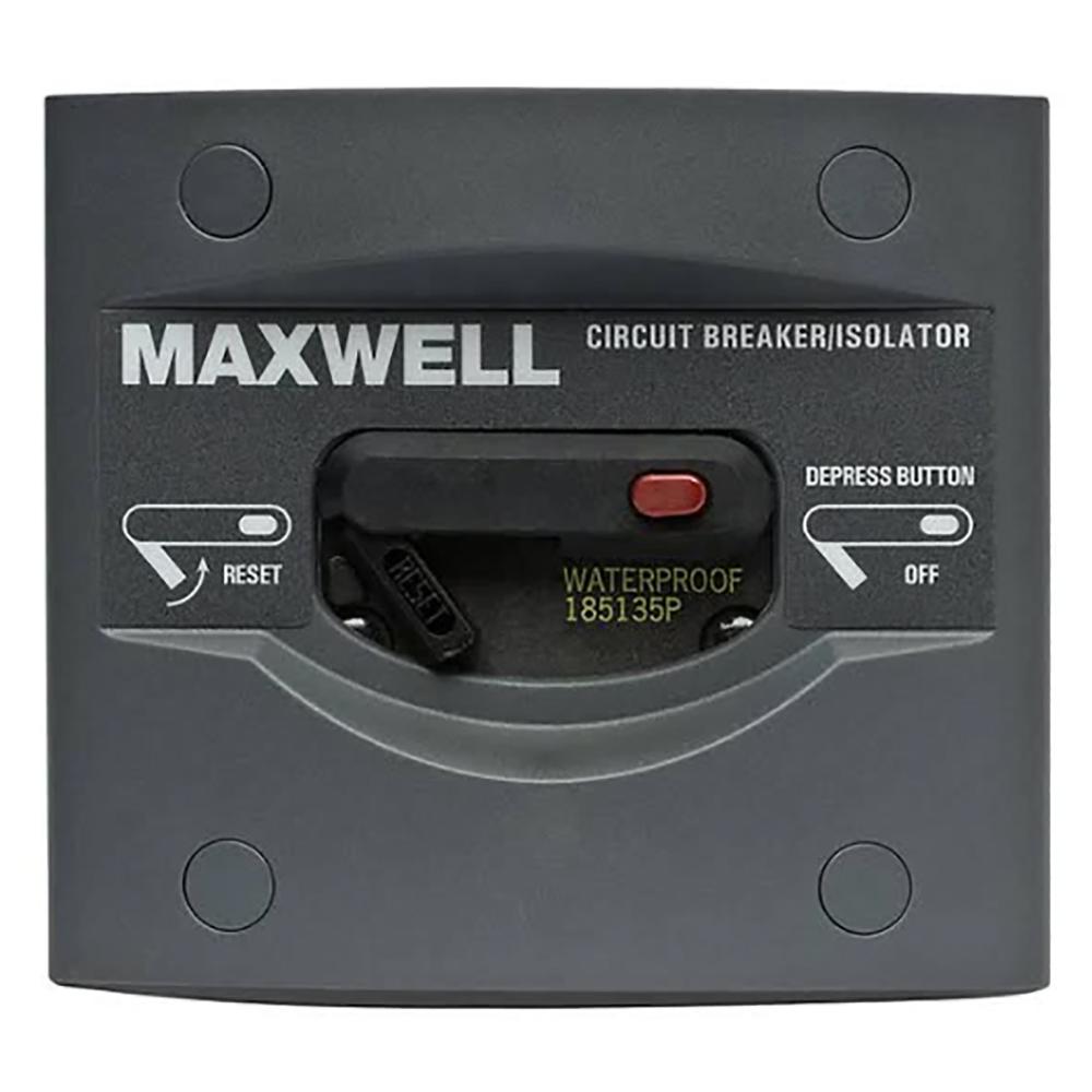 MAXWELL P100790 CIRCUIT BREAKER ISOLATOR PANEL - 80 AMP - High quality product image showing MAXWELL P100790 CIRCUIT BREAKER ISOLATOR PANEL - 80 AMP details and features