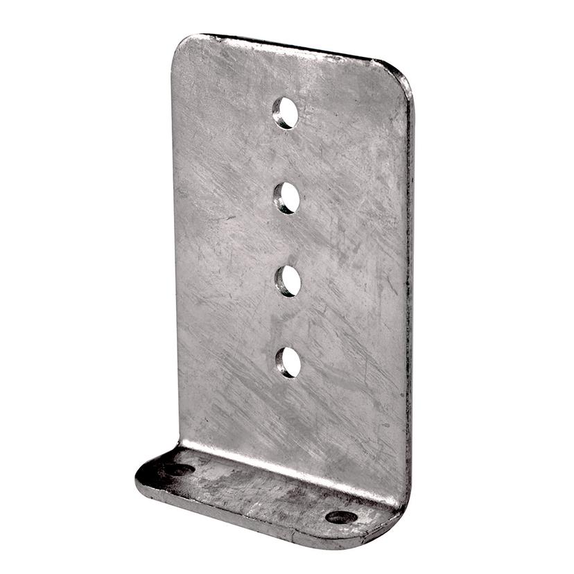 C.E. SMITH 10161A40 VERTICAL 90° BUNK BRACKET - 5 INCH X 8 INCH - ALUMINUM