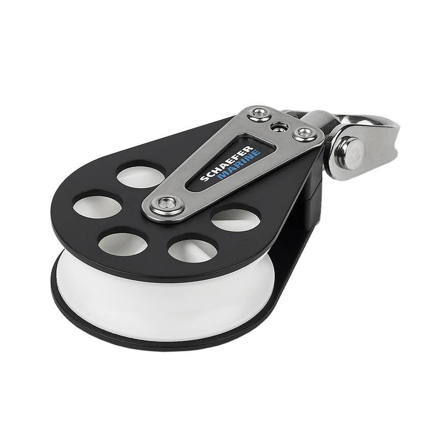 SCHAEFER 704-05 SINGLE ALUMINUM BLOCK - 60MM SHEAVE