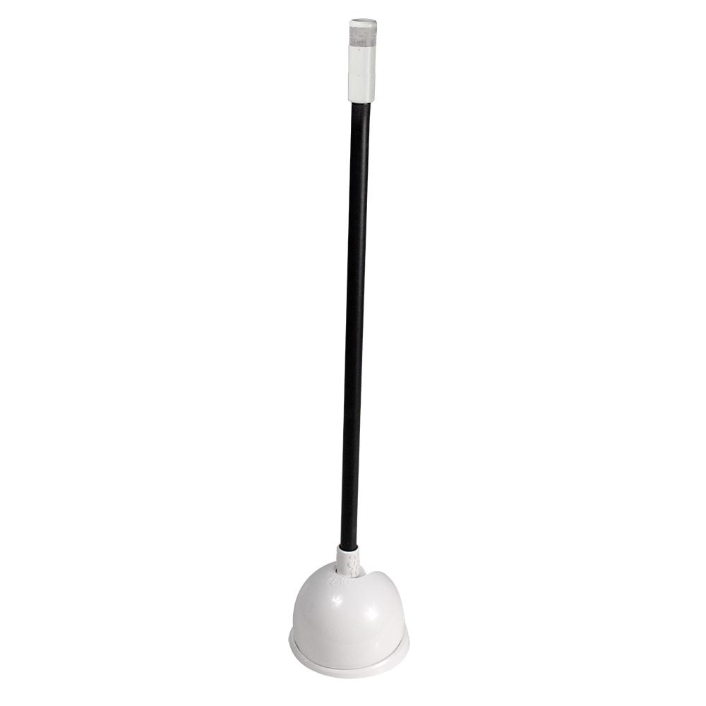LUMITEC 101585 CONTOUR ANCHOR LIGHT 12 INCH BLACK SHAFT WHITE BASE - High quality product image showing LUMITEC 101585 CONTOUR ANCHOR LIGHT 12 INCH BLACK SHAFT WHITE BASE details and features