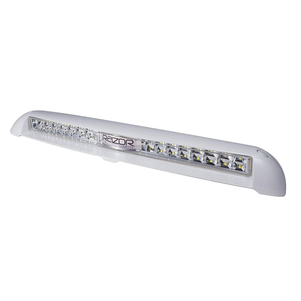 LUMITEC 101586 RAZOR LIGHT BAR FLOOD WHITE FLUSH MOUNT - High quality product image showing LUMITEC 101586 RAZOR LIGHT BAR FLOOD WHITE FLUSH MOUNT details and features