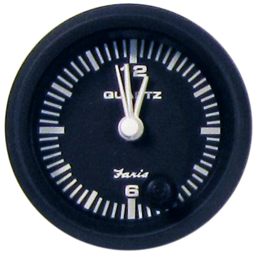 FARIA 12825 2 INCH CLOCK - QUARTZ (ANALOG)