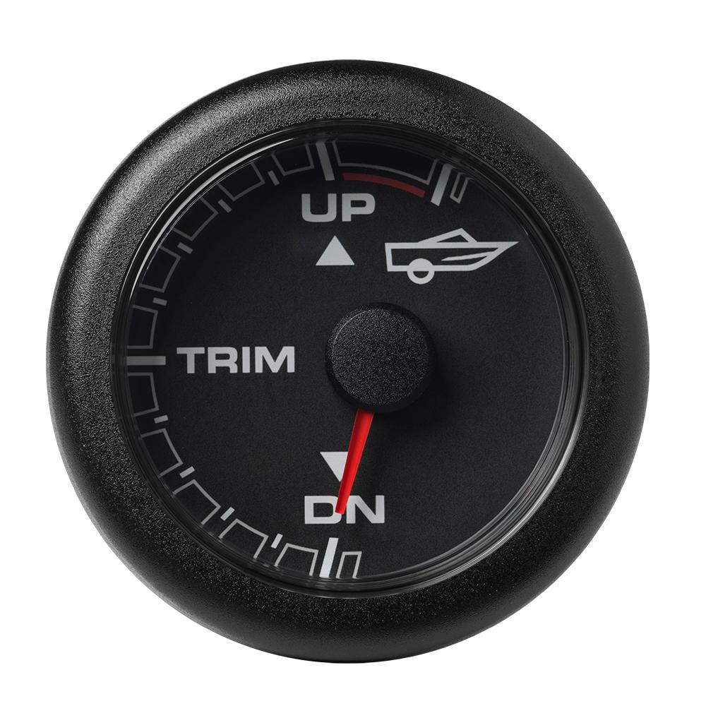VERATRON A2C1065830001 52MM (2-1/16 INCH) OCEANLINK ENGINE TRIM GAUGE - BLACK DIAL & BEZEL - High quality product image showing VERATRON A2C1065830001 52MM (2-1/16 INCH) OCEANLINK ENGINE TRIM GAUGE - BLACK DIAL & BEZEL details and features