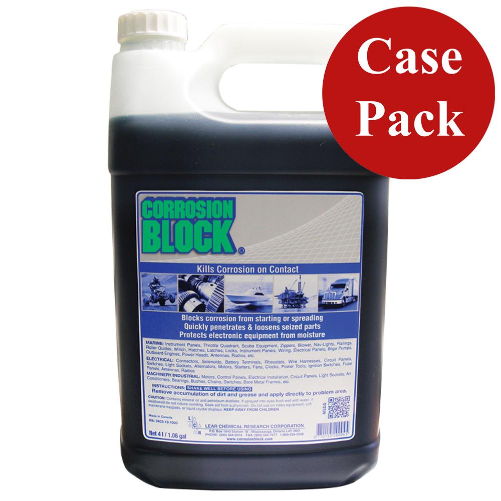 CORROSION BLOCK 20004CASE LIQUID 4-LITER REFILL - NON-HAZMAT, NON-FLAMMABLE & NON-TOXIC (CASE OF 4) - High quality product image showing CORROSION BLOCK 20004CASE LIQUID 4-LITER REFILL - NON-HAZMAT, NON-FLAMMABLE & NON-TOXIC (CASE OF 4) details and features