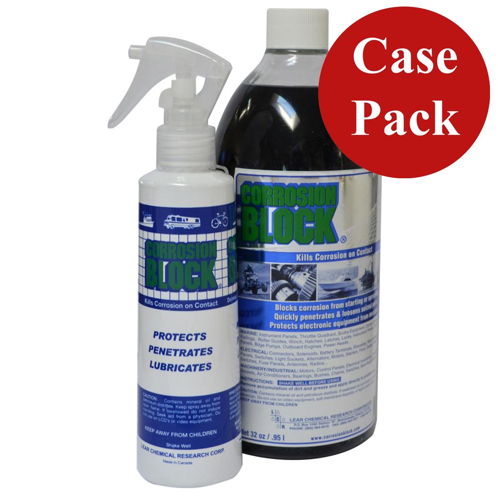 CORROSION BLOCK 20032CASE 32OZ BOTTLE WITH PUMP - NON-HAZMAT, NON-FLAMMABLE & NON-TOXIC (CASE OF 4) - The Twister Group Tools product