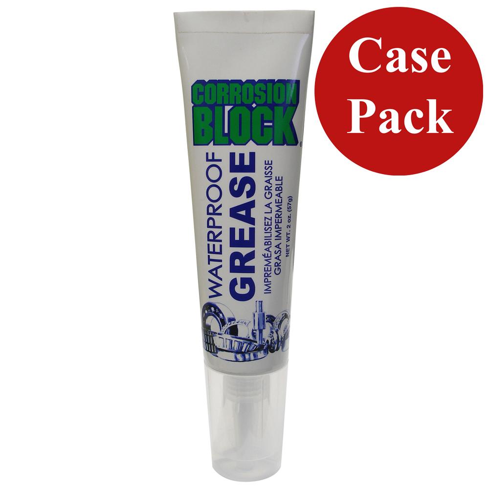 CORROSION BLOCK 25002CASE HIGH PERFORMANCE WATERPROOF GREASE - 2OZ TUBE - NON-HAZMAT, NON-FLAMMABLE & NON-TOXIC (CASE OF 24) - High quality product image showing CORROSION BLOCK 25002CASE HIGH PERFORMANCE WATERPROOF GREASE - 2OZ TUBE - NON-HAZMAT, NON-FLAMMABLE & NON-TOXIC (CASE OF 24) details and features