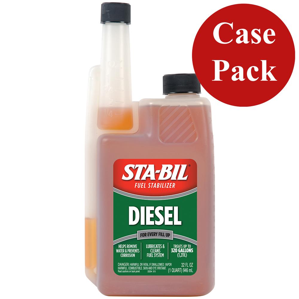 STA-BIL 22254CASE DIESEL FORMULA FUEL STABILIZER & PERFORMANCE IMPROVER - 32OZ (CASE OF 4) - The Twister Group Tools product