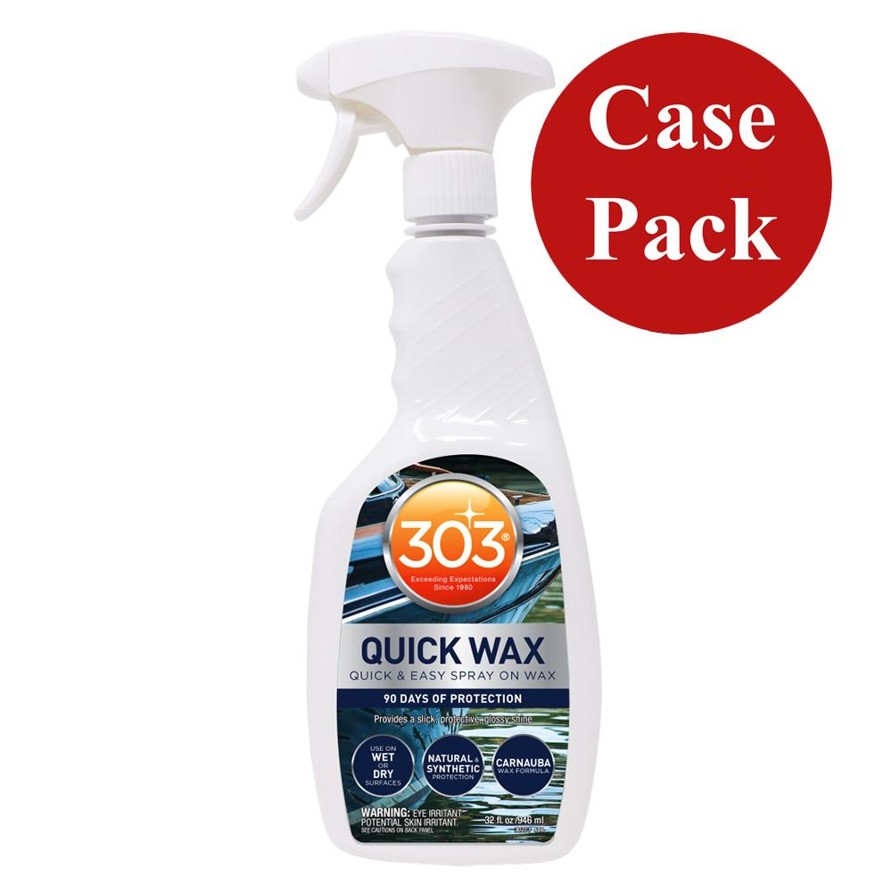 303 30213CASE MARINE QUICK WAX WITH TRIGGER SPRAYER - 32OZ (CASE OF 6) - High quality product image showing 303 30213CASE MARINE QUICK WAX WITH TRIGGER SPRAYER - 32OZ (CASE OF 6) details and features