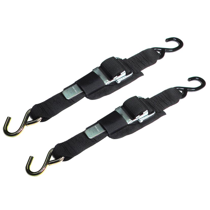 ROD SAVER 2PB4 PADDLE BUCKLE TRAILER TIE-DOWN - 2 INCH X 4FT - PAIR