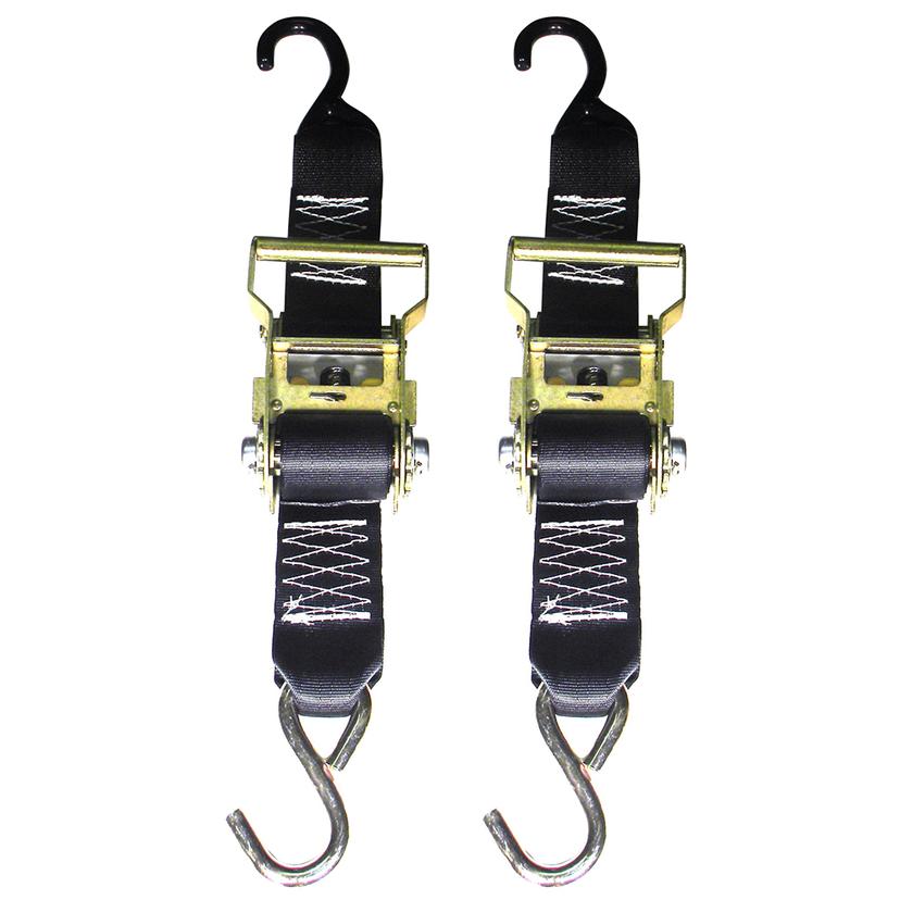 ROD SAVER R2TTD5 HEAVY-DUTY RATCHET TRAILER TIE-DOWN - 2 INCH X 5FT - PAIR