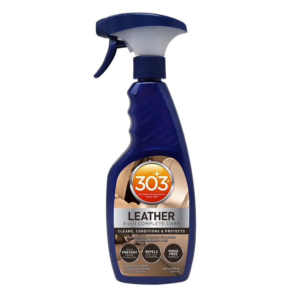 303 30218 AUTOMOTIVE LEATHER 3-IN-1 COMPLETE CARE - 16OZ - High quality product image showing 303 30218 AUTOMOTIVE LEATHER 3-IN-1 COMPLETE CARE - 16OZ details and features