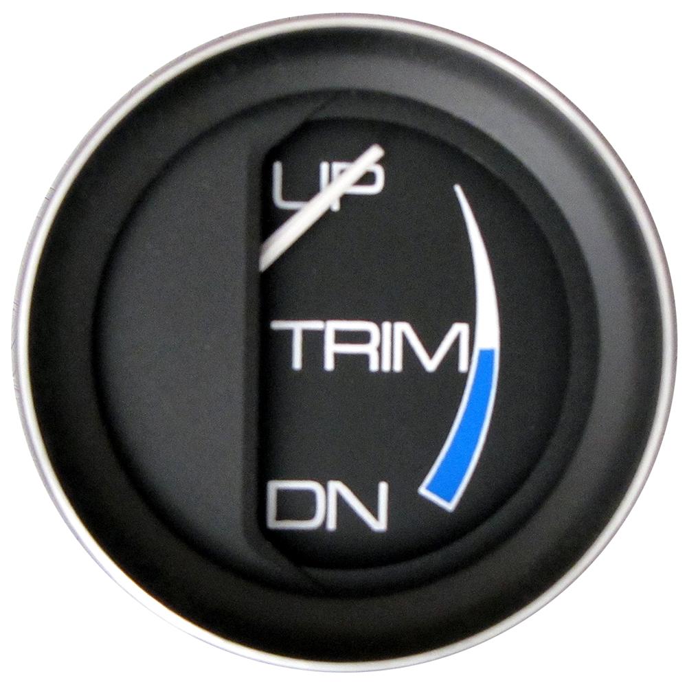 FARIA 13017 CORAL 2 INCH TRIM GAUGE FORMERCURY/MARINER/MERCRUISER/VOLVO DP/YAMAHA (01 & NEWER) - High quality product image showing FARIA 13017 CORAL 2 INCH TRIM GAUGE FORMERCURY/MARINER/MERCRUISER/VOLVO DP/YAMAHA (01 & NEWER) details and features