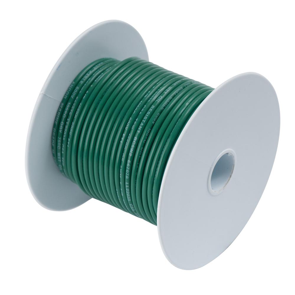 ANCOR 112302 TINNED COPPER WIRE - 6 AWG - GREEN - 25 - High quality product image showing ANCOR 112302 TINNED COPPER WIRE - 6 AWG - GREEN - 25 details and features