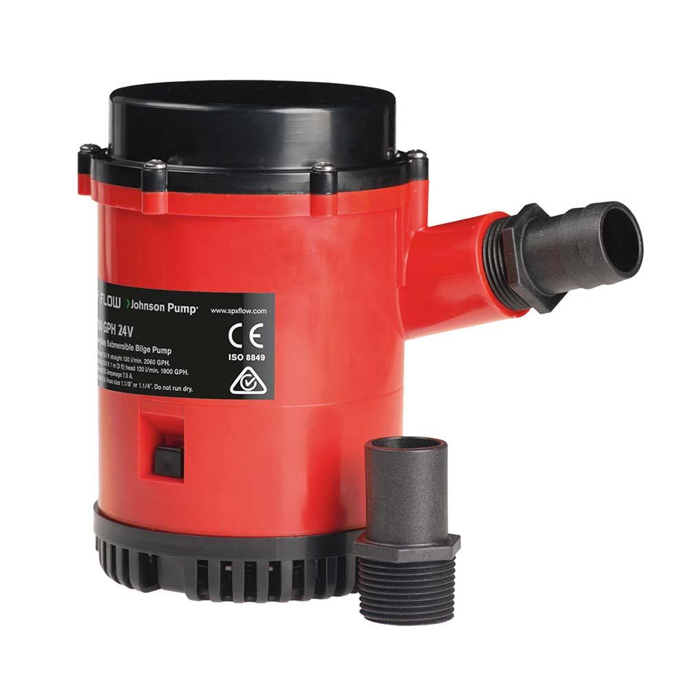 JOHNSON PUMP 22084 HEAVY DUTY BILGE PUMP 2200 GPH - 24V - The Twister Group Tools product