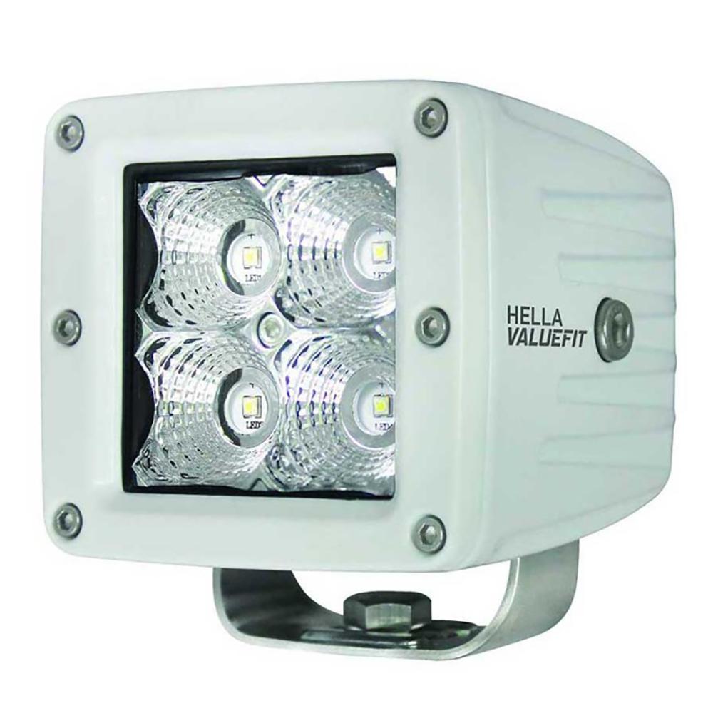 HELLA MARINE 357204041 VALUE FIT LED 4 CUBE FLOOD LIGHT - WHITE - High quality product image showing HELLA MARINE 357204041 VALUE FIT LED 4 CUBE FLOOD LIGHT - WHITE details and features