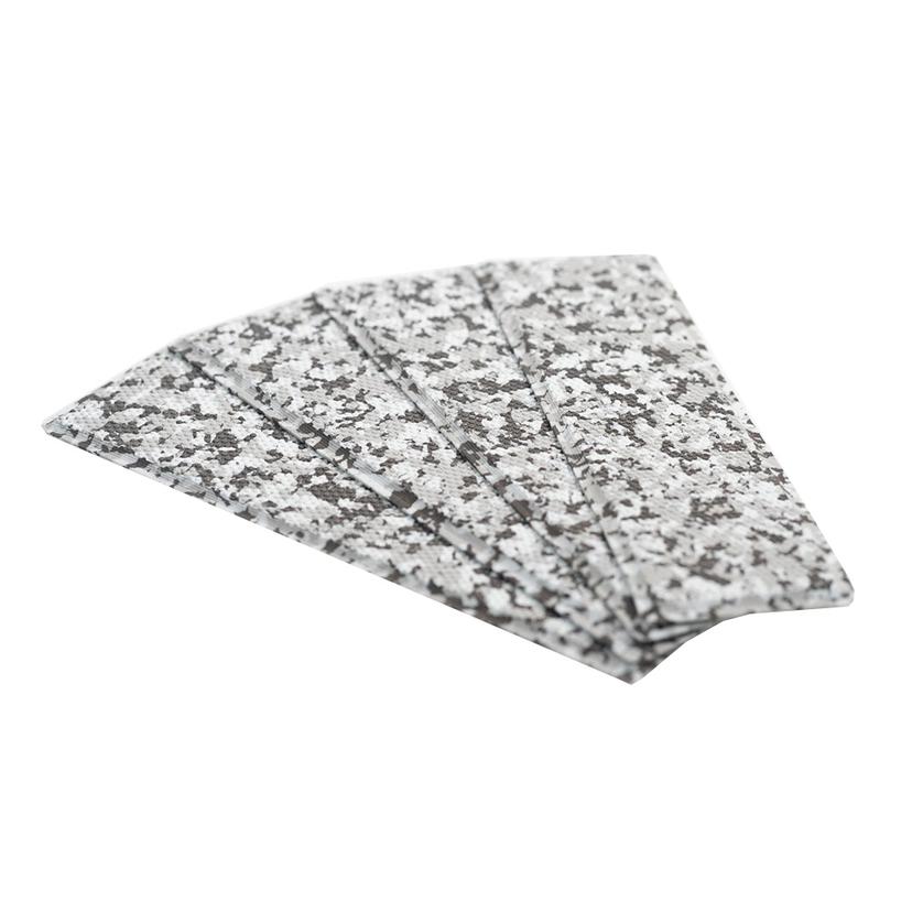 SEADEK 23903-18423 EMBOSSED 5MM 4-PIECE STEP KIT - 3.75 INCH X 12.75 INCH - SNOW CAMO