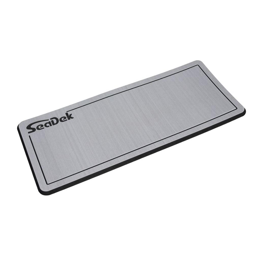 SEADEK 37926-80324 DUAL DENSITY HELM PAD - 16 INCH X 39 INCH 20MM - LARGE - STORM GRAY/BLACK W/ROUTED SD LOGO - High quality product image showing SEADEK 37926-80324 DUAL DENSITY HELM PAD - 16 INCH X 39 INCH 20MM - LARGE - STORM GRAY/BLACK W/ROUTED SD LOGO details and features
