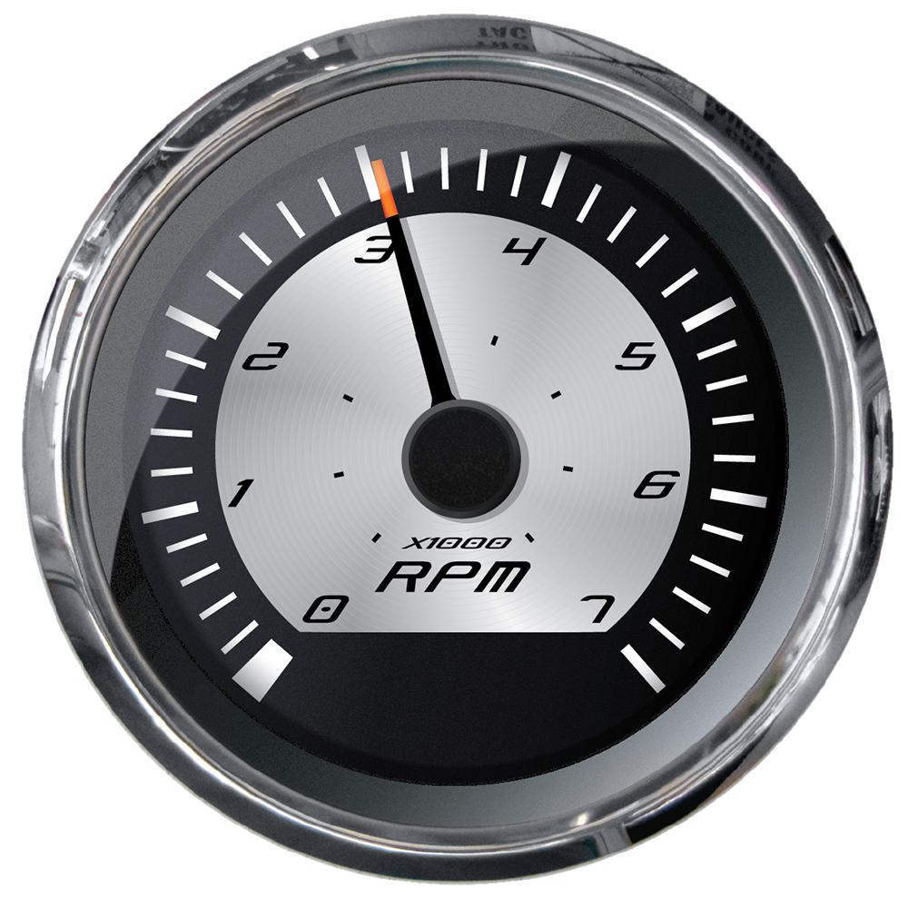 FARIA 22009 PLATINUM 4 INCH TACHOMETER - 7000 RPM (GAS - INBOARD, OUTBOARD & I/O) - The Twister Group Tools product