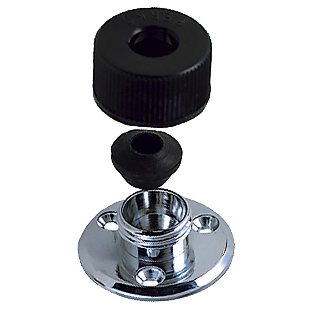 PERKO 0424DP0CHR WATERTIGHT CABLE OUTLET FOR5/16 INCH CABLE CHROME PLATED BRASS - The Twister Group Tools product