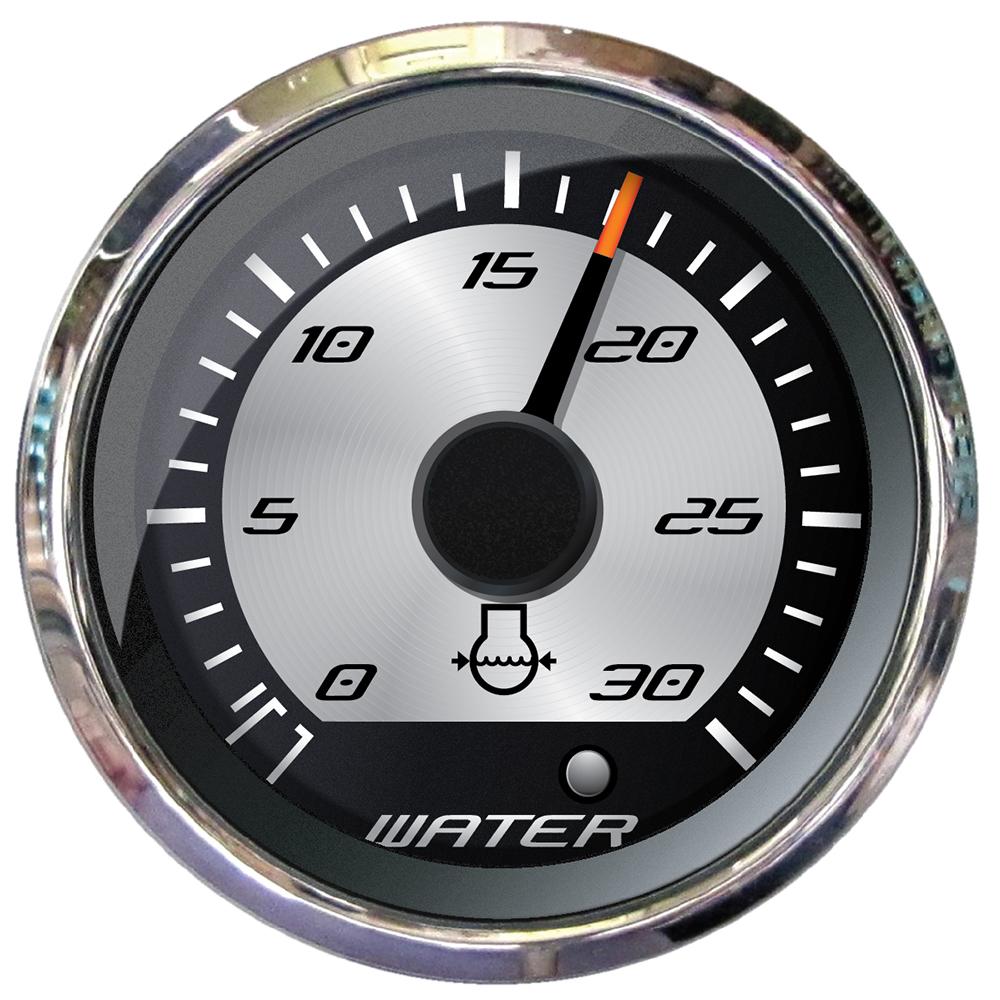 FARIA 22023 PLATINUM 2 INCH WATER PRESSURE GAUGE - 30 PSI - High quality product image showing FARIA 22023 PLATINUM 2 INCH WATER PRESSURE GAUGE - 30 PSI details and features