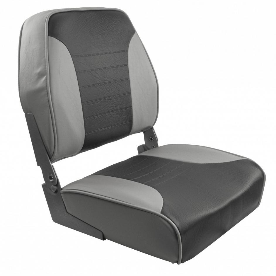 SPRINGFIELD 1040653 ECONOMY MULTI-COLOR FOLDING SEAT - GREY/CHARCOAL - High quality product image showing SPRINGFIELD 1040653 ECONOMY MULTI-COLOR FOLDING SEAT - GREY/CHARCOAL details and features