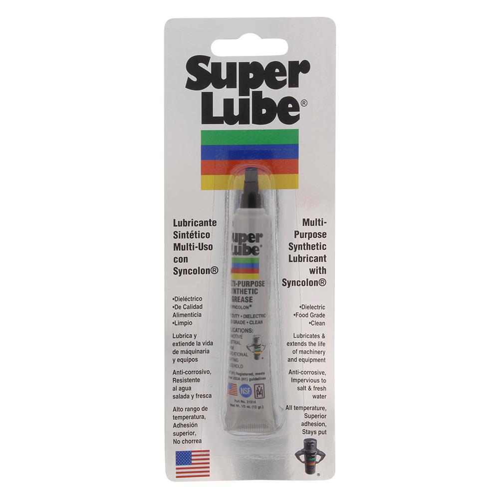 SUPER LUBE 21010 MULTI-PURPOSE SYNTHETIC GREASE W/SYNCOLON(PTFE) - .5OZ TUBE - The Twister Group Tools product