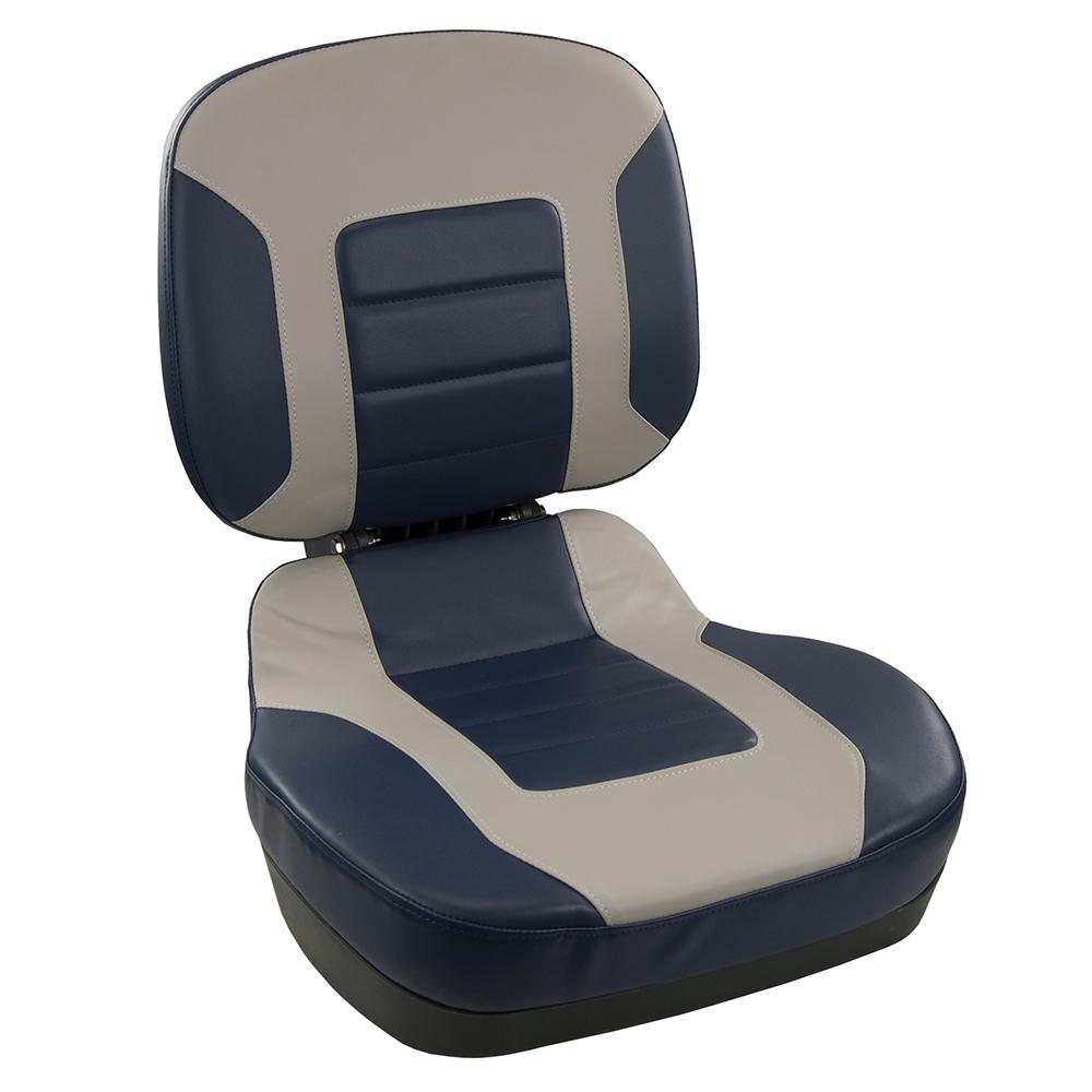 SPRINGFIELD 1041519 FISH PRO II LOW BACK FOLDING SEAT NAVY/GRAY - The Twister Group Tools product