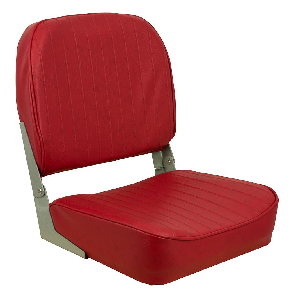 SPRINGFIELD 1040625 ECONOMY FOLDING SEAT RED - High quality product image showing SPRINGFIELD 1040625 ECONOMY FOLDING SEAT RED details and features