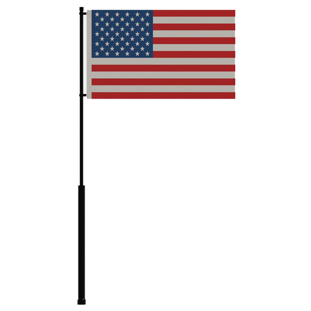 MATE SERIES FP72USA FLAG POLE - 72 INCH W/USA FLAG - High quality product image showing MATE SERIES FP72USA FLAG POLE - 72 INCH W/USA FLAG details and features