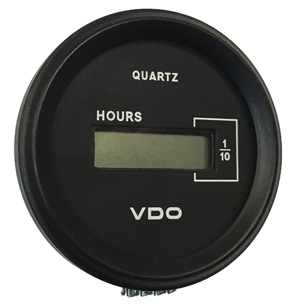 VDO 331-546 COCKPIT MARINE 52MM (2-1/16 INCH) LCD HOURMETER - BLACK DIAL/CHROME BEZEL - High quality product image showing VDO 331-546 COCKPIT MARINE 52MM (2-1/16 INCH) LCD HOURMETER - BLACK DIAL/CHROME BEZEL details and features