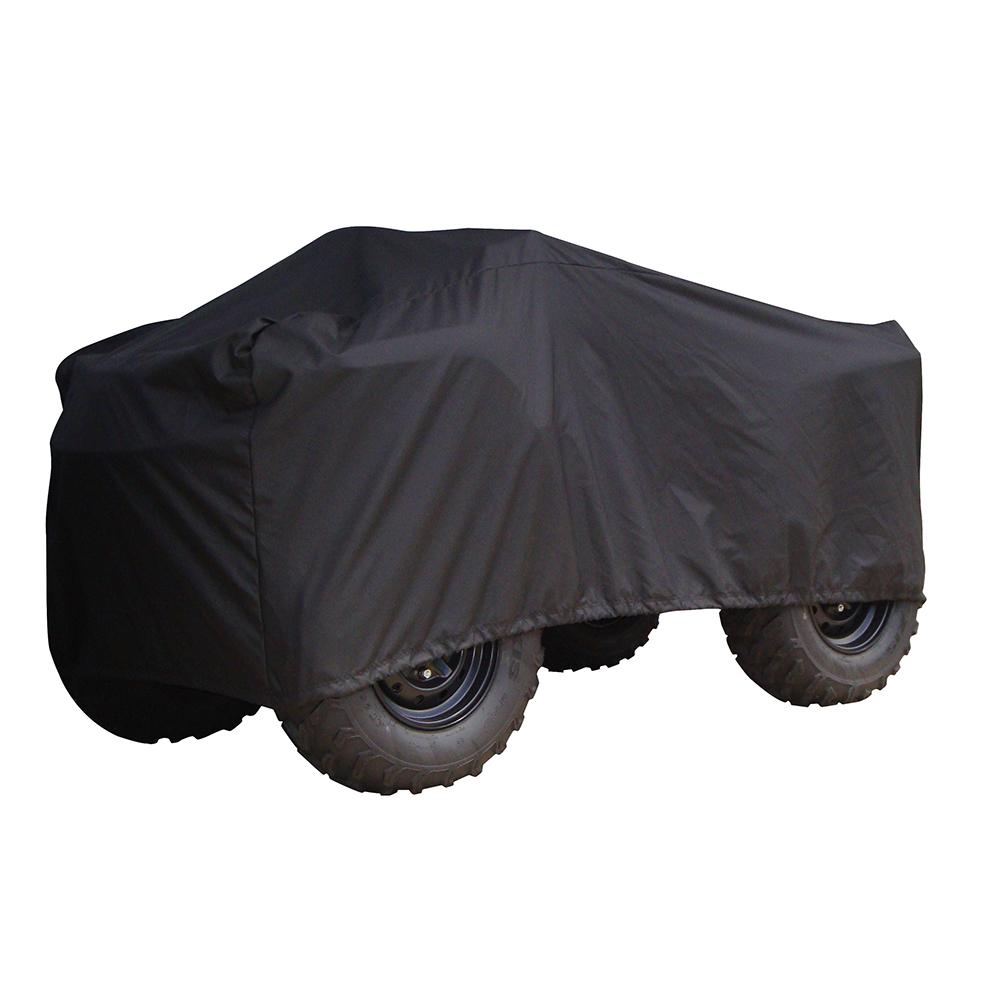 CARVER 2001S-02 SUN-DURA MEDIUM ATV COVER - BLACK - High quality product image showing CARVER 2001S-02 SUN-DURA MEDIUM ATV COVER - BLACK details and features