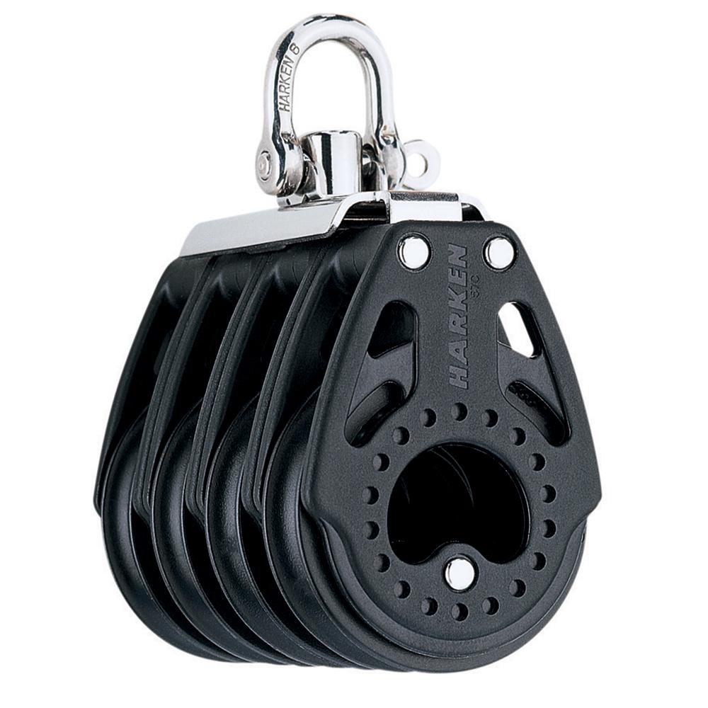 HARKEN 2631 57MM CARBO QUAD BLOCK - SWIVEL - High quality product image showing HARKEN 2631 57MM CARBO QUAD BLOCK - SWIVEL details and features