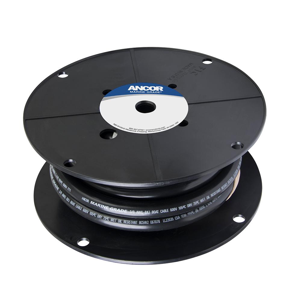 ANCOR 118005 TINNED COPPER BATTERY CABLE, 3/0 AWG (81MM) - BLACK - 50 - High quality product image showing ANCOR 118005 TINNED COPPER BATTERY CABLE, 3/0 AWG (81MM) - BLACK - 50 details and features