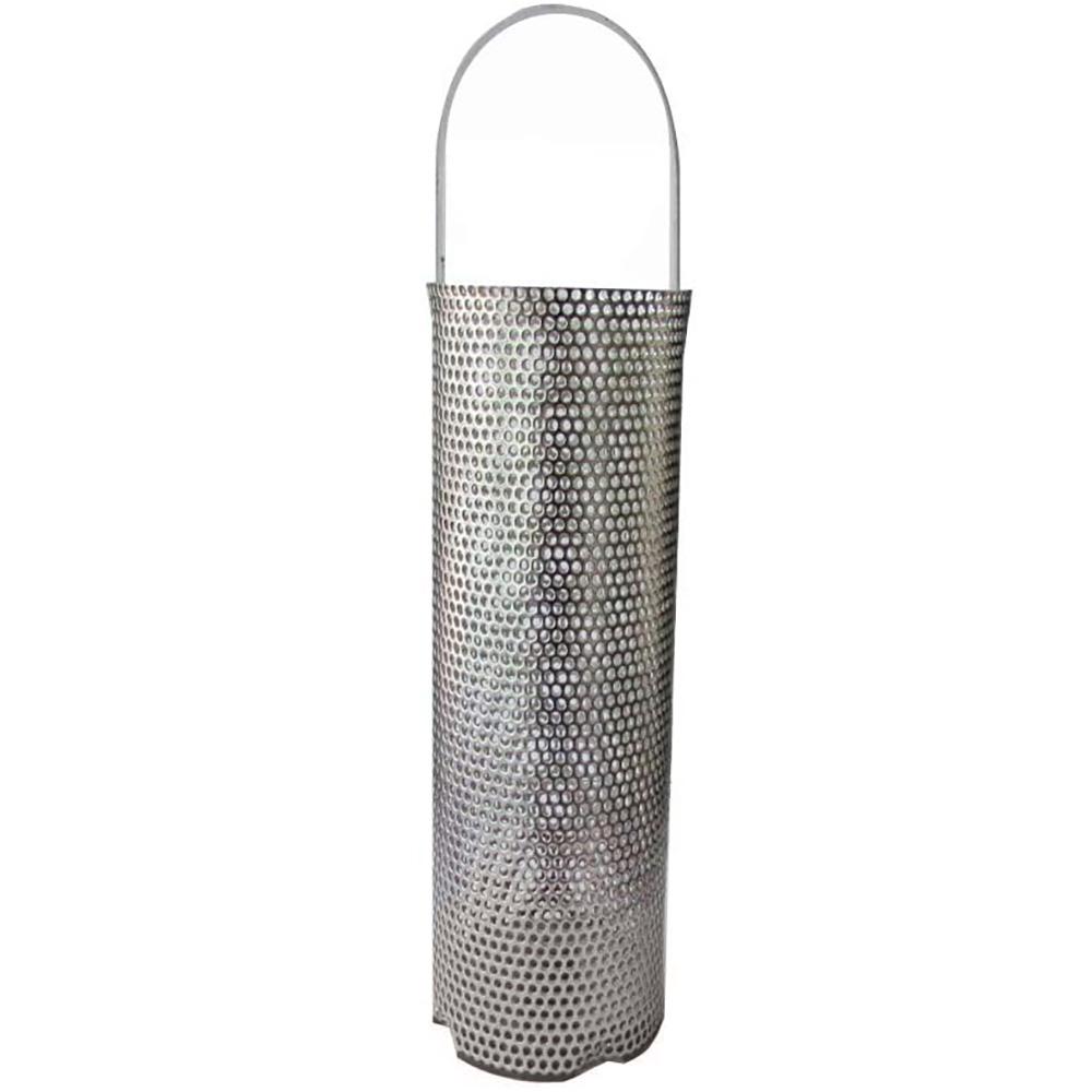 PERKO 049301099D 304 STAINLESS STEEL STRAINER BASKET ONLY SIZE 10 FOR2-1/2 INCH STRAINER - The Twister Group Tools product