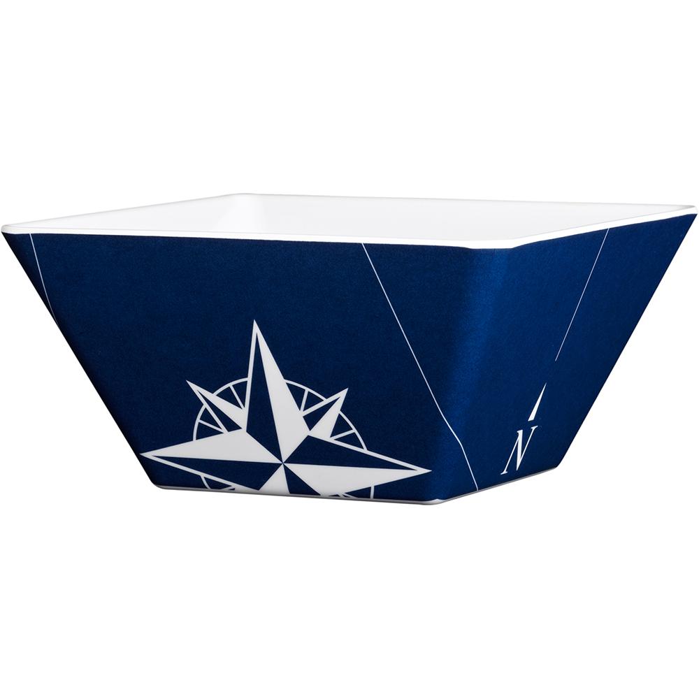 MARINE BUSINESS 15022C MELAMINE SQUARE BOWL - NORTHWIND - SET OF 6 - High quality product image showing MARINE BUSINESS 15022C MELAMINE SQUARE BOWL - NORTHWIND - SET OF 6 details and features