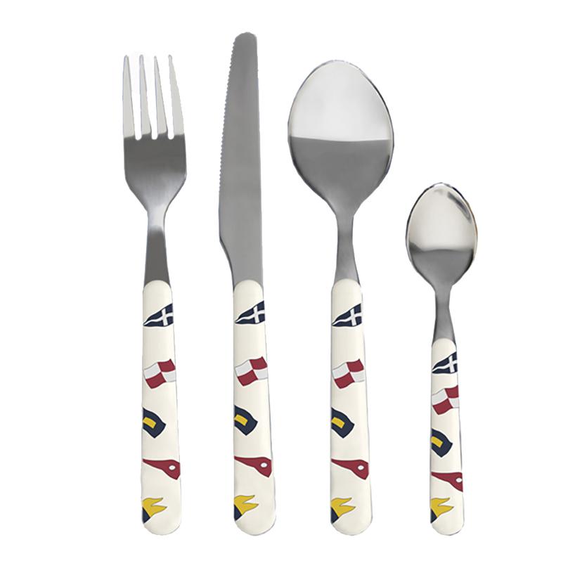 MARINE BUSINESS 12025 CUTLERY STAINLESS STEEL PREMIUM - REGATA - SET OF 24