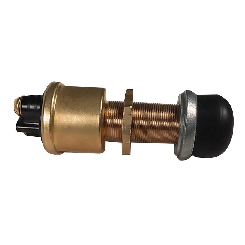 RARITAN 164000BR HEAVY-DUTY PUSH BUTTON SWITCH - BRASS